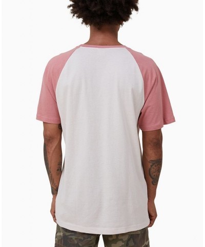 Men's Loose Fit Raglan Crew Neck T-shirt Multi $15.00 T-Shirts