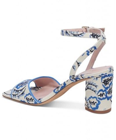 Women's Delphine Ankle-Strap Dress Sandals White $80.92 Shoes