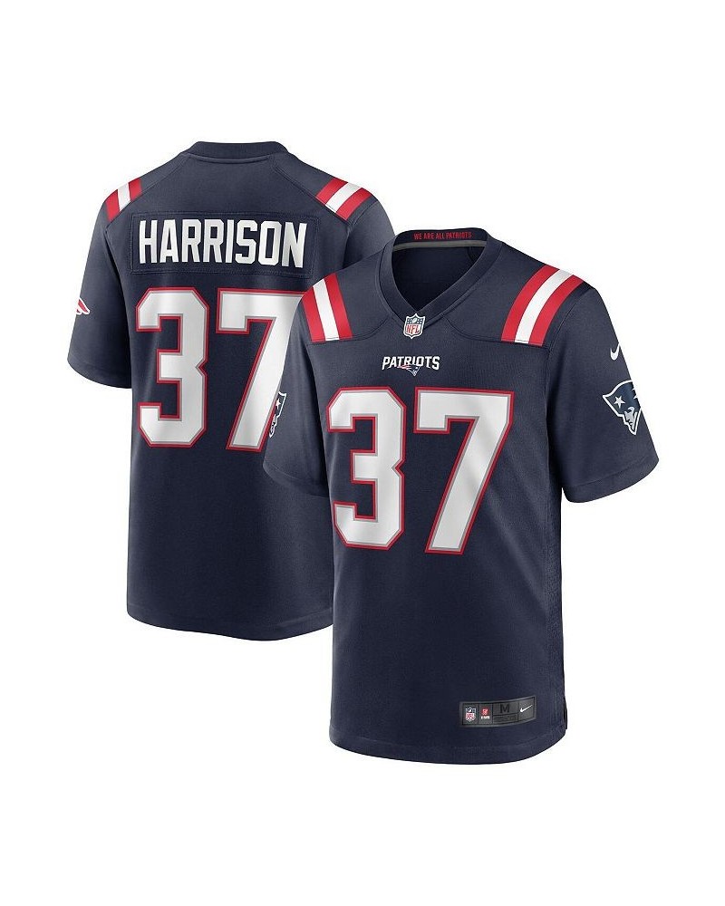 Men's Rodney Harrison Navy New England Patriots Game Retired Player Jersey $65.80 Jersey