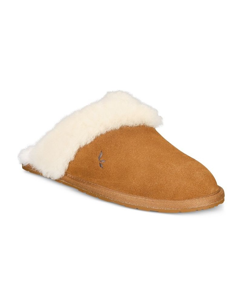 Women's Milo Slippers Brown $37.48 Shoes