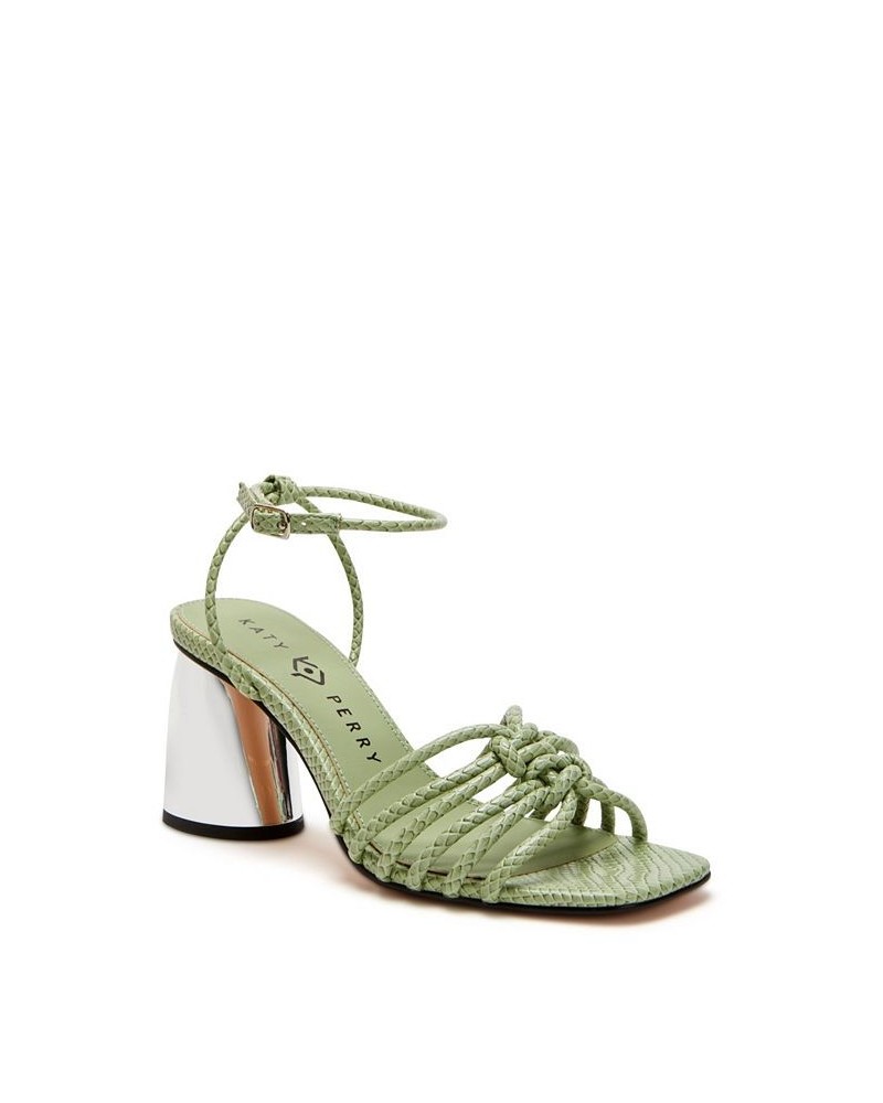 Women's The Timmer Knotted Buckle Sandals Green $57.12 Shoes