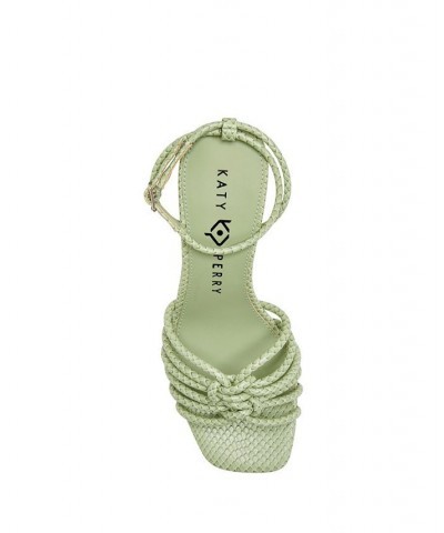 Women's The Timmer Knotted Buckle Sandals Green $57.12 Shoes