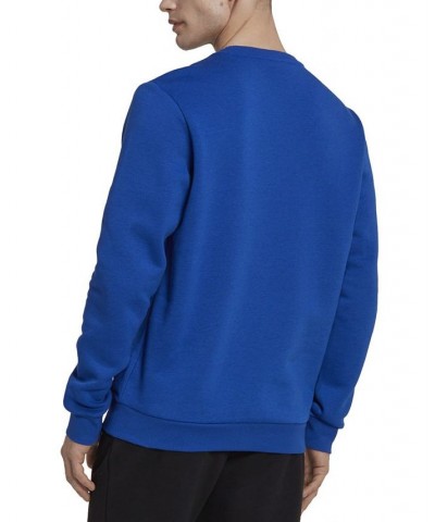 Men's Fleece Crewneck Logo Sweatshirt Royal/wht $21.50 Sweatshirt