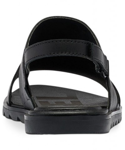 Women's Ella II Slingback Flat Sandals Black $48.00 Shoes