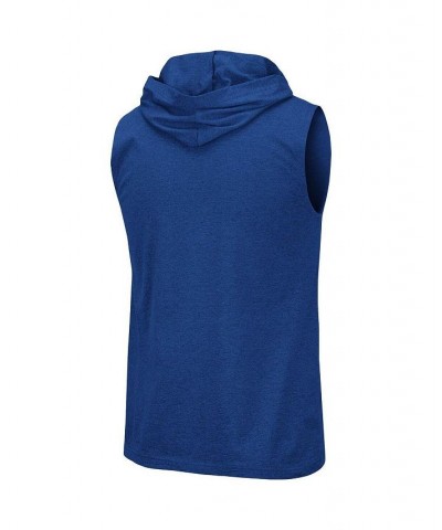 Men's Heathered Royal Boise State Broncos Varsity Hoodie Tank Top $20.00 T-Shirts