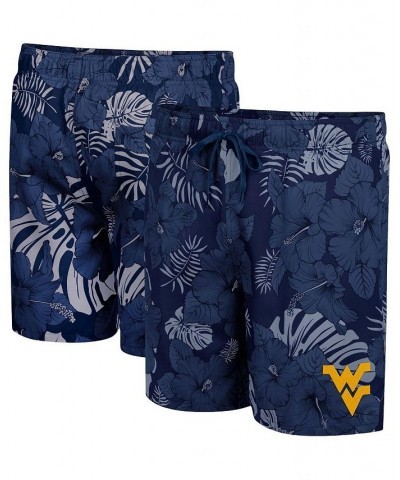 Men's Navy West Virginia Mountaineers The Dude Swim Shorts $26.00 Swimsuits