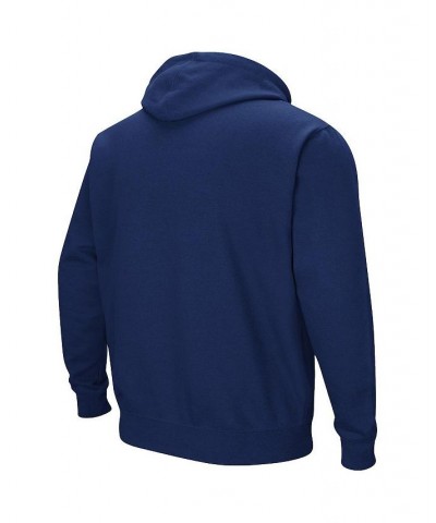 Men's Navy UC Santa Barbara Gauchos Arch And Logo Pullover Hoodie $26.40 Sweatshirt