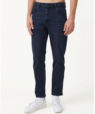 Men's Slim Straight Jeans Blue $31.79 Jeans