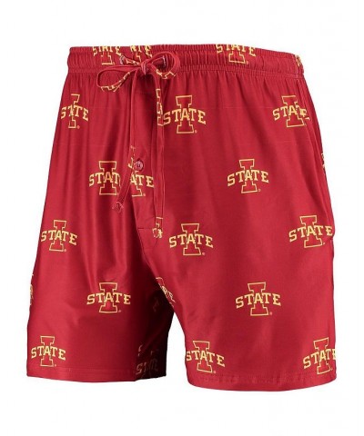 Men's Cardinal Iowa State Cyclones Flagship Allover Print Jam Shorts $18.80 Shorts