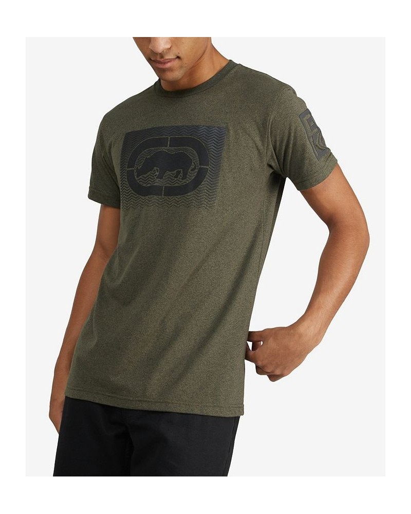 Men's Wave Right Marled T-shirt Green $14.96 T-Shirts