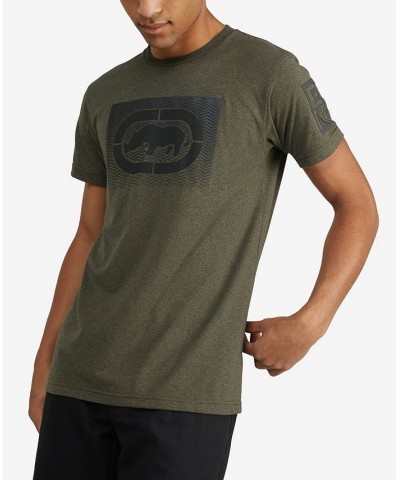 Men's Wave Right Marled T-shirt Green $14.96 T-Shirts