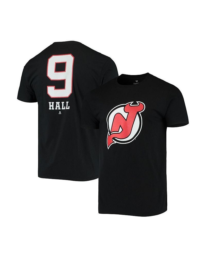 Men's Branded Taylor Hall Black New Jersey Devils Underdog T-shirt $14.40 T-Shirts