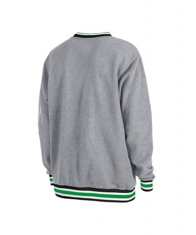 Men's and Women's Gray Boston Celtics Vintage-Like Throwback Crew Sweatshirt $36.00 Sweatshirt