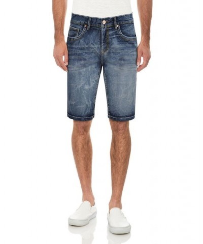 Men's Cultura Saddle Stitch Denim Shorts Blue $26.68 Shorts