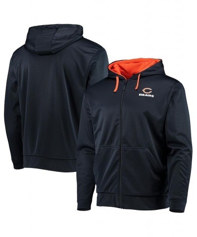 Men's Navy and Orange Chicago Bears Apprentice Full-Zip Hoodie $39.26 Sweatshirt