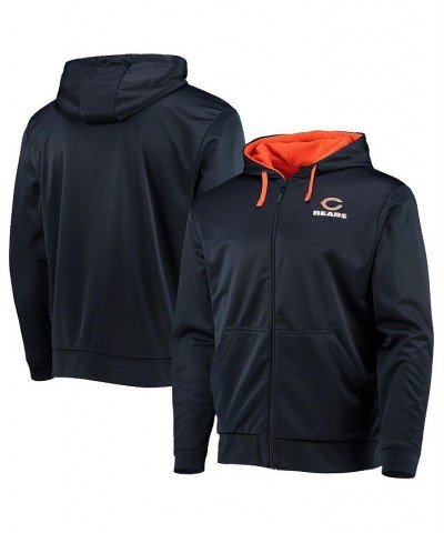 Men's Navy and Orange Chicago Bears Apprentice Full-Zip Hoodie $39.26 Sweatshirt