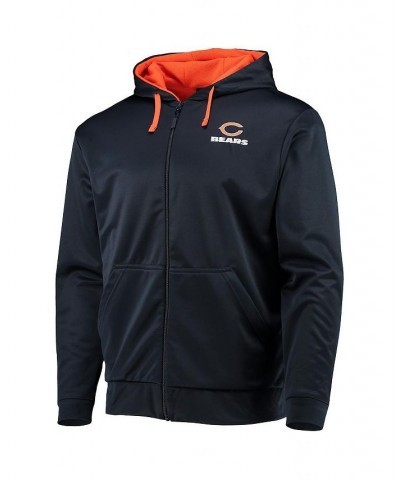 Men's Navy and Orange Chicago Bears Apprentice Full-Zip Hoodie $39.26 Sweatshirt