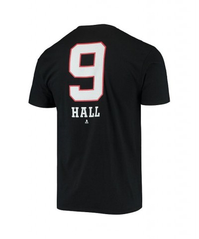 Men's Branded Taylor Hall Black New Jersey Devils Underdog T-shirt $14.40 T-Shirts