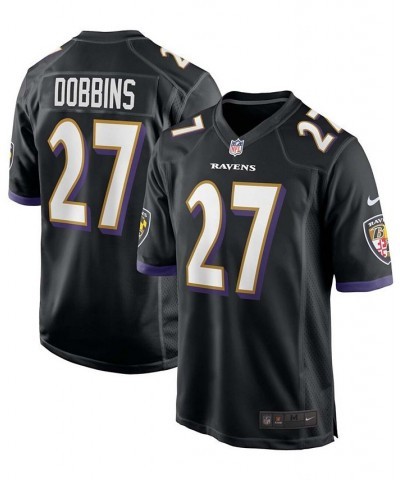 Men's J.K. Dobbins Black Baltimore Ravens Game Jersey $43.40 Jersey