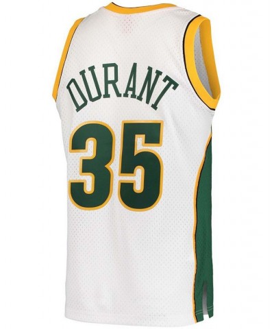 Men's Kevin Durant White Seattle Supersonics Hardwood Classics 2007-08 Swingman Jersey $56.00 Jersey