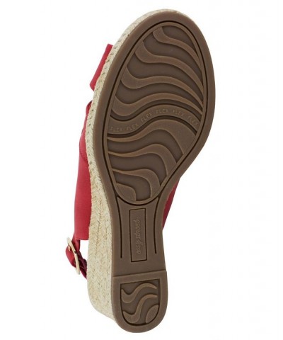 Maureen Espadrille Slingback Sandals Red $34.50 Shoes