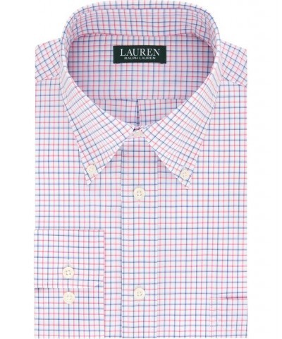 Men's Regular Fit Wrinkle Free Stretch Dress Shirt, Online Exclusive Pink $21.12 Dress Shirts