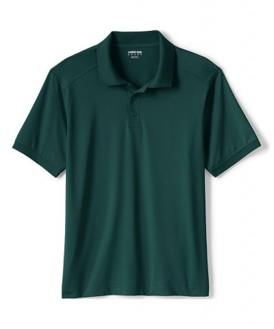 School Uniform Men's Short Sleeve Rapid Dry Polo Shirt Evergreen $31.29 Polo Shirts