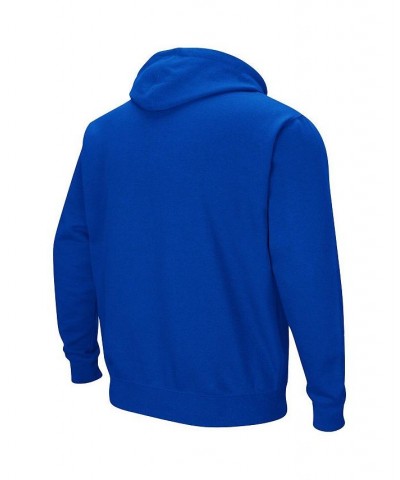 Men's Blue Seton Hall Pirates Arch and Logo Pullover Hoodie $24.75 Sweatshirt