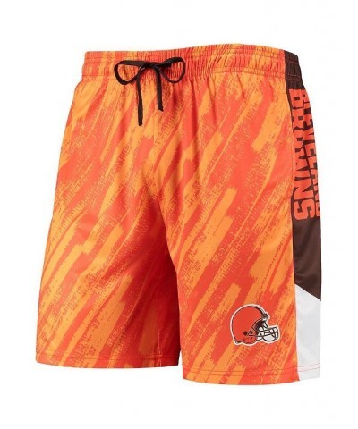 Men's Orange Cleveland Browns Static Mesh Shorts $22.50 Shorts