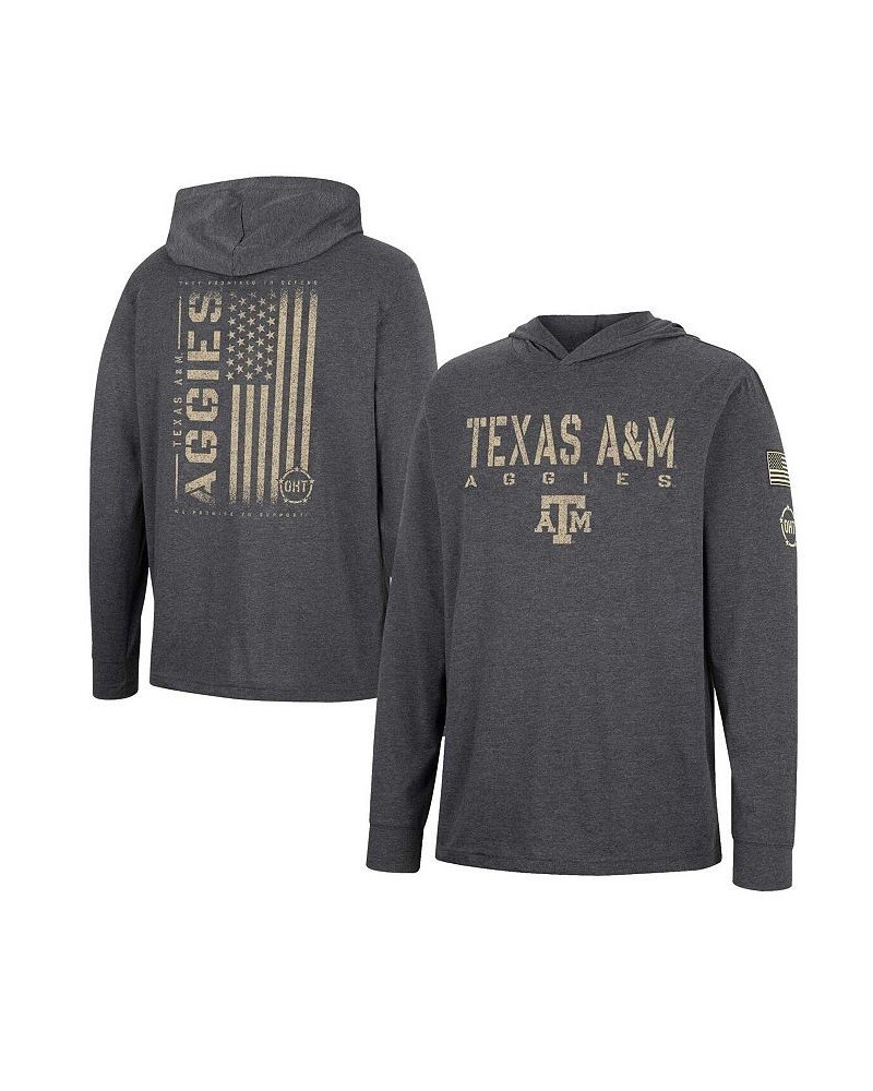 Men's Charcoal Texas A&M Aggies Team OHT Military-Inspired Appreciation Hoodie Long Sleeve T-shirt $24.75 T-Shirts