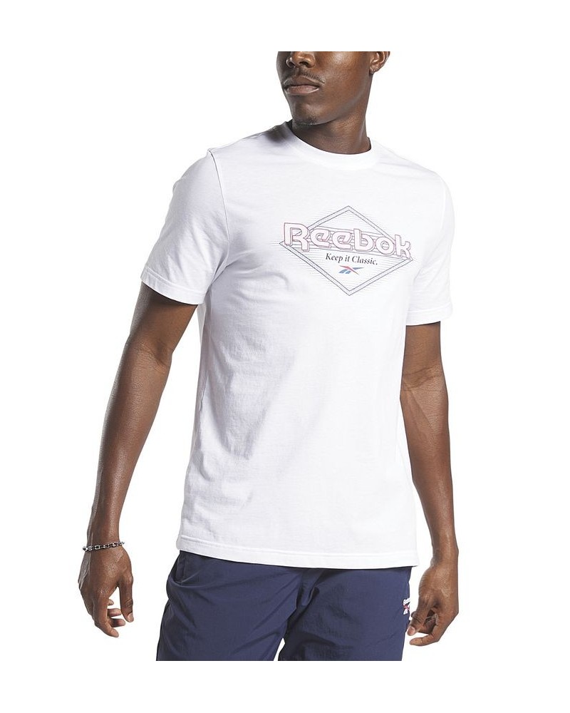 Men's Keep It Classic Logo T-Shirt White $15.53 T-Shirts