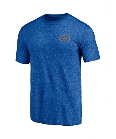 Men's Branded Heathered Royal Florida Gators Wavy Tri-Blend T-shirt $17.20 T-Shirts