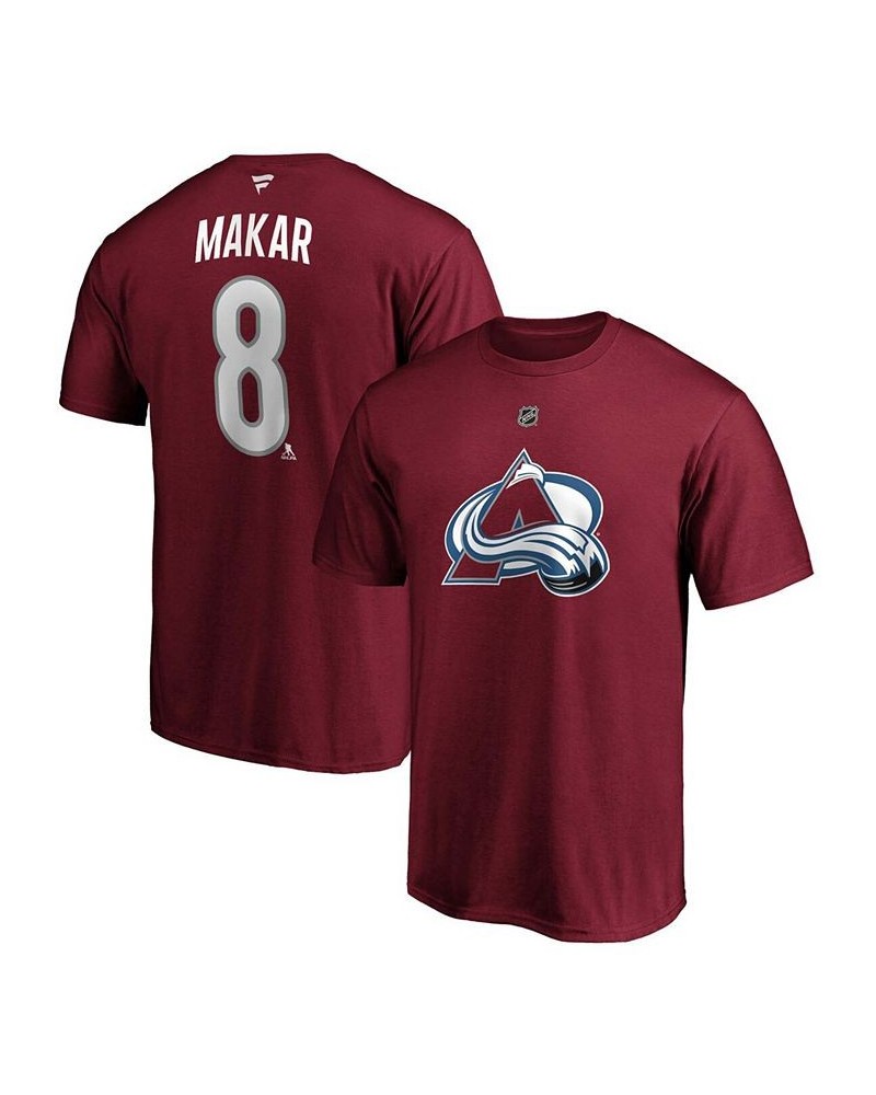 Men's Cale Makar Burgundy Colorado Avalanche Authentic Stack Player Name and Number T-shirt $14.62 T-Shirts