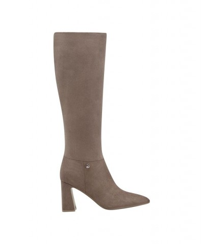 Women's Kyla Tall Dress Boots Tan/Beige $73.14 Shoes