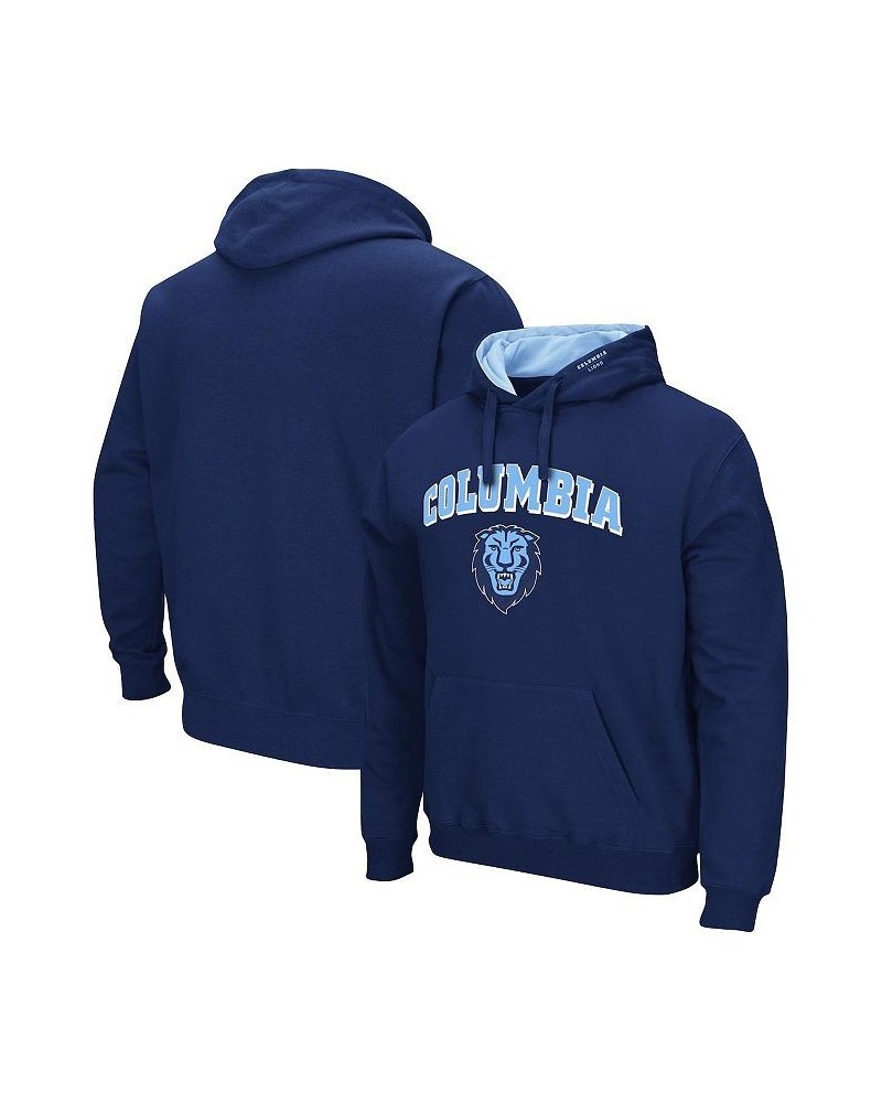 Men's Navy Columbia University Arch and Logo Pullover Hoodie $26.95 Sweatshirt