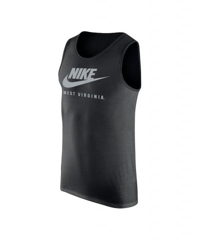 Men's Black West Virginia Mountaineers Futura Performance Scoop Neck Tank Top $20.25 T-Shirts