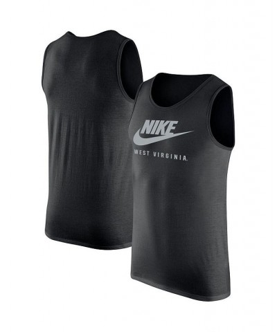 Men's Black West Virginia Mountaineers Futura Performance Scoop Neck Tank Top $20.25 T-Shirts