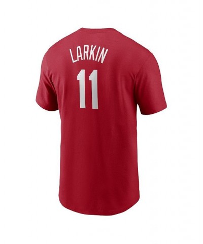 Men's Barry Larkin Red Cincinnati Reds Cooperstown Collection Name & Number T-shirt $21.50 T-Shirts