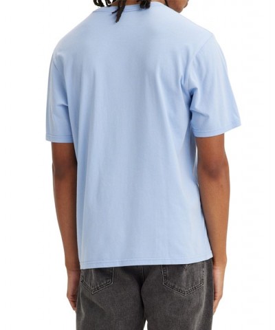 Men's Relaxed-Fit Short-Sleeve Logo T-Shirt Blue $17.84 T-Shirts