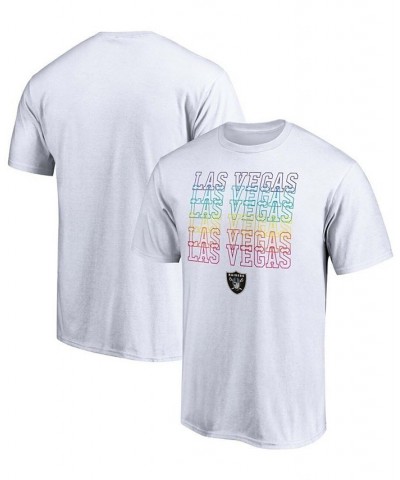 Men's White Las Vegas Raiders City Pride T-shirt $16.42 T-Shirts