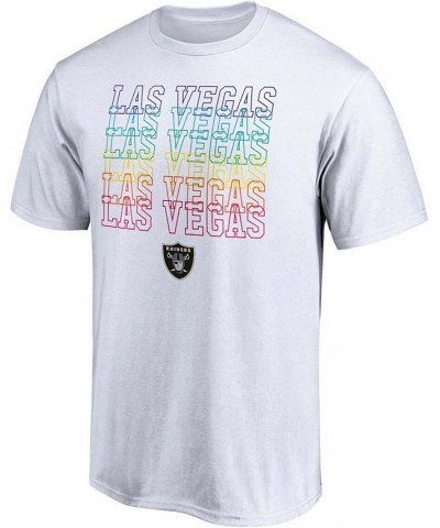 Men's White Las Vegas Raiders City Pride T-shirt $16.42 T-Shirts