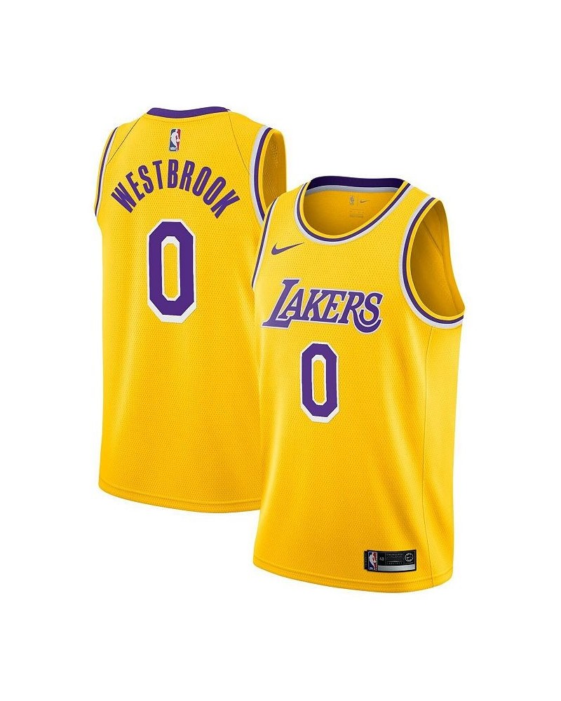 Men's Russell Westbrook Gold Los Angeles Lakers 2020/21 Swingman Player Jersey - Icon Edition $36.80 Jersey