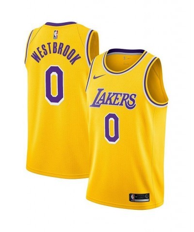 Men's Russell Westbrook Gold Los Angeles Lakers 2020/21 Swingman Player Jersey - Icon Edition $36.80 Jersey