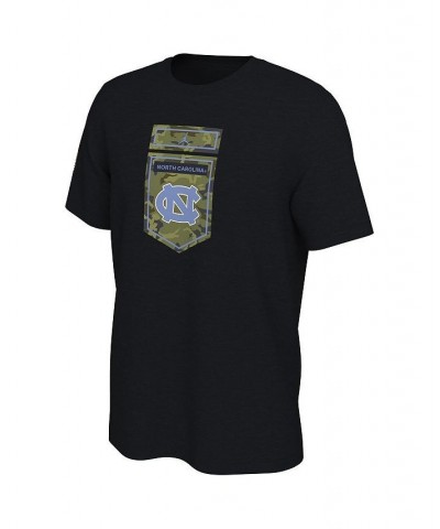 Men's Brand Black North Carolina Tar Heels Veterans Camo T-shirt $19.20 T-Shirts