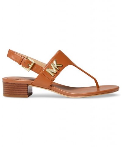 Women's Jilly T-Strap Dress Sandals Brown $43.60 Shoes