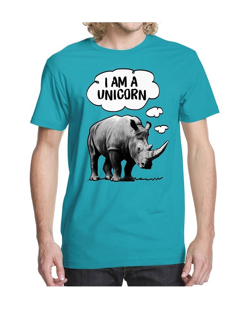 Men's Rhino Unicorn Graphic T-shirt $14.00 T-Shirts