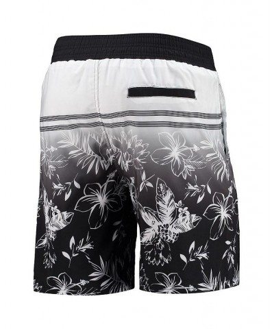 Men's Black New Orleans Saints Island Volley Swim Shorts $27.72 Swimsuits