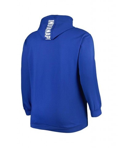 Men's Royal Indianapolis Colts Big and Tall Logo Pullover Hoodie $37.80 Sweatshirt