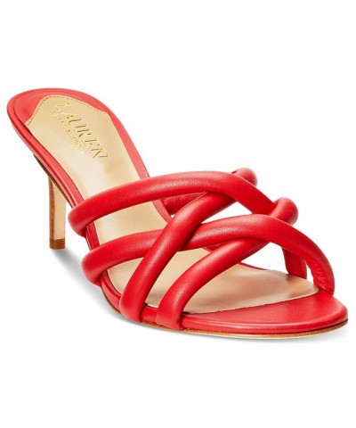 Women's Liliana Dress Sandals Red $37.95 Shoes