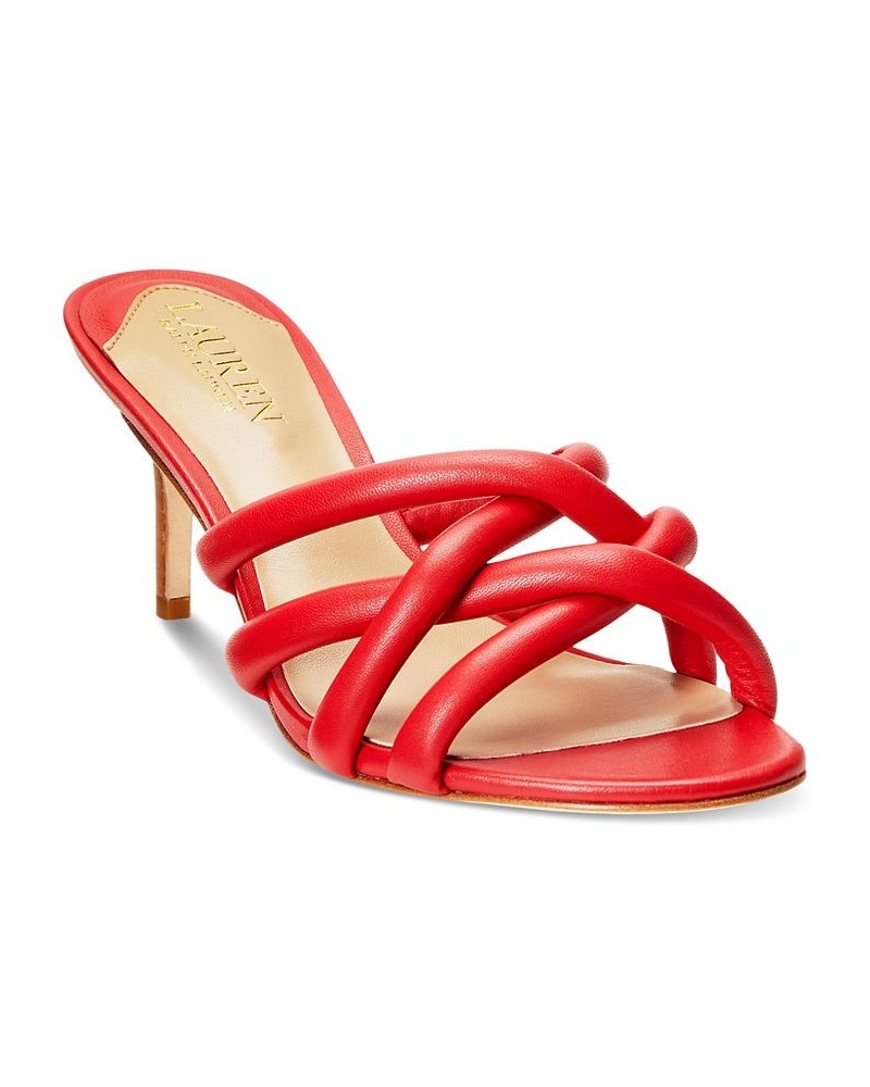 Women's Liliana Dress Sandals Red $37.95 Shoes